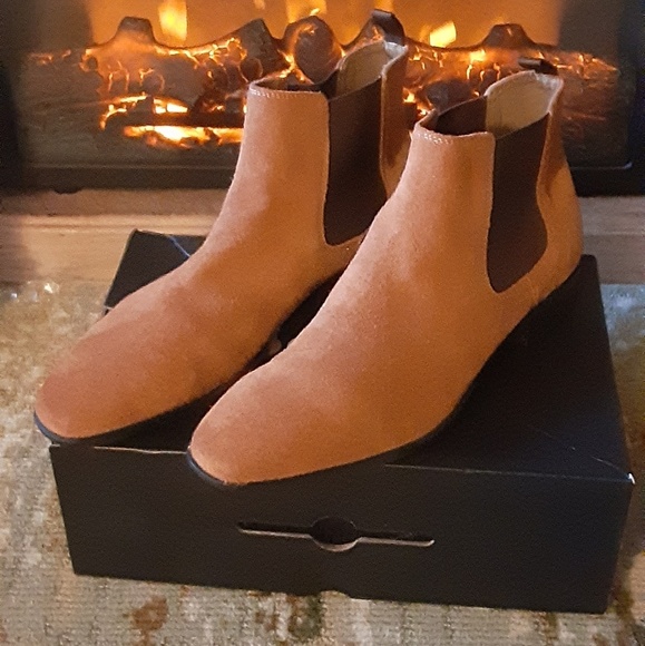 Mens Aldo tan Chelsea boots